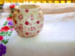 Francia porcelánfajansz   cukros edény