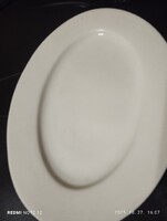 Zsolnay pecsenyês fehér tányér