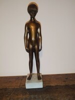 R. Kiss Lenke Képcsarnokos Bronz Szobor