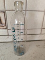 Retro régi üvegből készült cumisüveg 250 ml -Jena-Glas német gyártmány