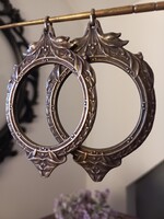 NAGY KARÁCSONYI LEÁRAZÁS !!! Két szépséges antik medalion, képkeret