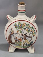 Drasche porcelán kulacs "Rozsnyói Emlék"
