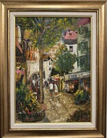 Vén Emil; Nápolyi utca Olajfestmény