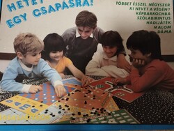 Hetet egy csapásra társasjáték (kb 30 éves)