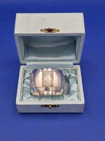 Francia ezüst szalvétagyűrű