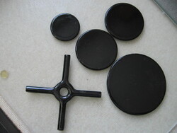 Gáztűzhely égő burkolat szett