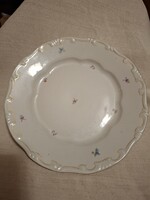 Zsolnay apró virágos tányér