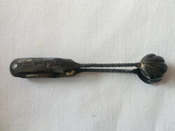 Antik ezüst cukorcsipesz jelzett