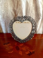 Rózsás fém asztali fényképkeret