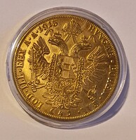 Ferenc József 1915 aranyozott 4 dukát utánveret