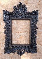 Tükörkeret képkeret florentin keret fakeret faragott keret egyedi fakeret faszobrászat antik keret