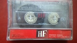SONY HF 60 retro hang kazetta , gerincen felirat ( Gangsxta ),High Fidelity for......
