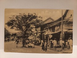 1910 körüli képeslap Ceylon/ Sri Lanka  Colombo York Street Corner