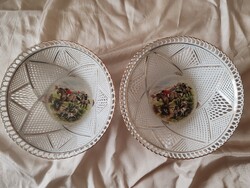 Apulum pierced porcelain bowl pair