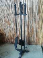 Iron fireplace set