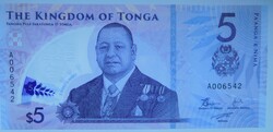 Tonga 5 paanga 2024 UNC POLIMER
