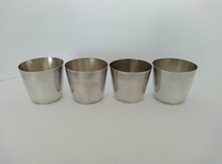 Ezüst 4 darab vodkás pohár
