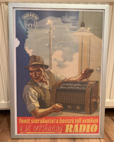 Orion rádió plakát