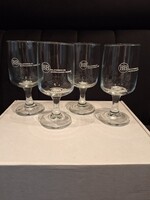 BB boros/üdítős pohár készlet 4 darabos