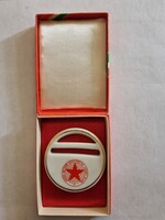 Vörös Meteor Egyetértés Sport Klub Hollóházi porcelán  kitüntetés, plakett