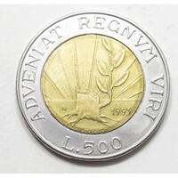 San Marino,500 lire 1993 - Természet újraéledése aUNC+ ötvözet