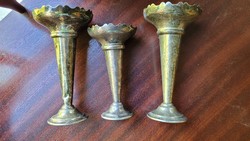 3 darab gyertyatartó angol e.p.n.s.
