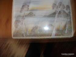 RETRO DÍSZES SZERELMES LEVÉLTARTÓ,  DÍSZES LEVÉL PAPÍROKKAL 2x10 db+1 db levél papír