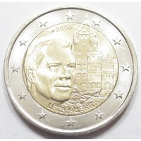 Luxemburg,2 euro 2008 - Berg-kastély aUNC+ ötvözet