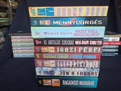 Willbur Smith: 9 könyve. 7000.-Ft