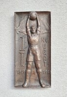 IRREDENTA - FUTBALL bronz plakett 1939