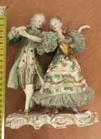 Porcelán táncos pár