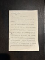 Holub József történész levele Gergely Endre kartográfusnak 1929