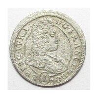 Lengyelország,Ferenc Lajos pfalz-neuburgi herceg 1 krajcár 1701 - Breslau EF ezüst