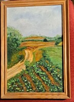 Nagybányai festő ( Maticska J ) Földút a dombok között