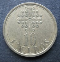 Portugália 10 escudos 1988 (TT123)
