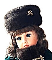 GYÖNYÖRŰ Franklin Heirloom Porcelán művészbaba - CATHERINE ROSE GYŰJTEMÉNYES DARBAB képek szerint