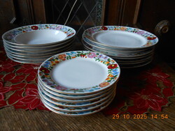 Kalocsai porcelán tányér készlet