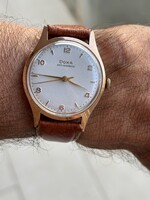 Nagyon szép arany gyűjteményi  14 K Doxa 1958-ból! Pontos, garantált 8,9 gramm arany