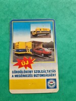 MAGYAR AUTÓKLUB 1996. évi kártyanaptár