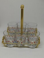 Retro pálinkás,likőrös készlet!