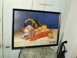 Szignózott olaj festmény