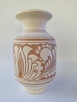 Korondi kerámia váza 14 cm magas