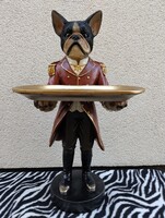 Francia bulldog szobor