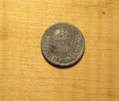 2 fillér 1943 /Háború alatti /1940-1944/ Horthy 2 fillér