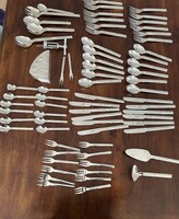 12 személyes Zepter evőeszköz etcájg acél étkészlet szedőkanalak és desszertes készlet