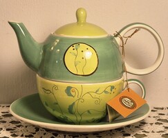 Cha Cult „Goa” Tea-for-one készlet – elegáns, kézzel festett teáskészlet ajándéknak is