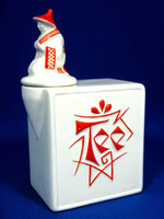 Német art deco fajansz teás, kávés tartó, Max Roesler