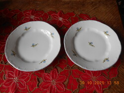 Zsolnay barackvirág mintás süteményes tányér