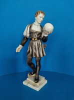 Herendi porcelán figura Hamlet