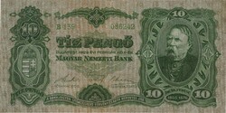 10 pengő 1929 restaurált 3.